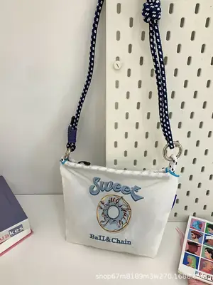Japanese Niche Embroidered Shoulder Bag for Women