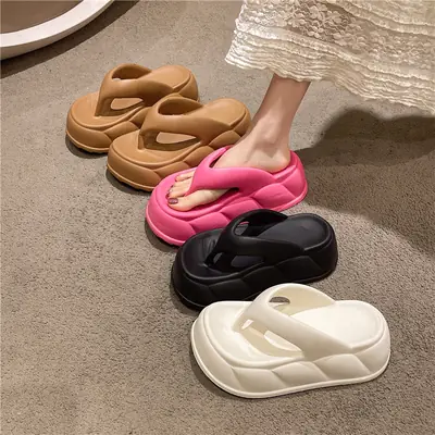 Women's 2025 EVA Flip Flops Thick Sandals Summer