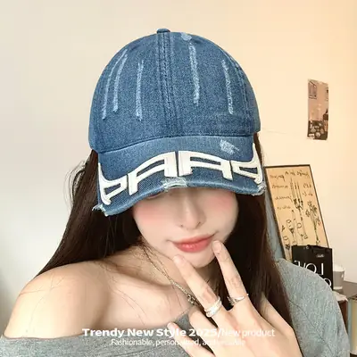 Vintage Denim Baseball Cap for Men Women New Style