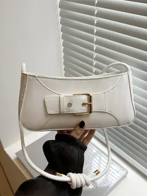 Women's Western Style Shoulder Bag White 2025