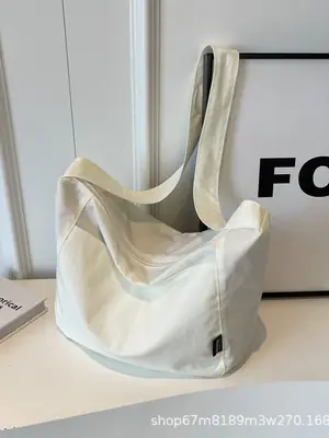 Women's Waterproof Crossbody Bag Tan High-End Japanese Nylon