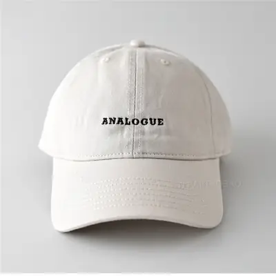 White Embroidered Baseball Cap for Men Women