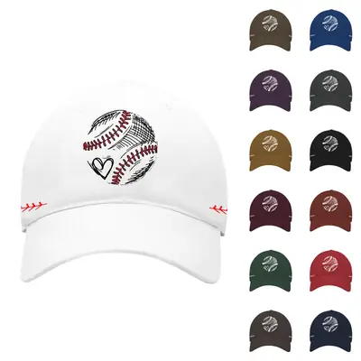 Men Baseball Cap Cross Border Daddy Soft Cotton White