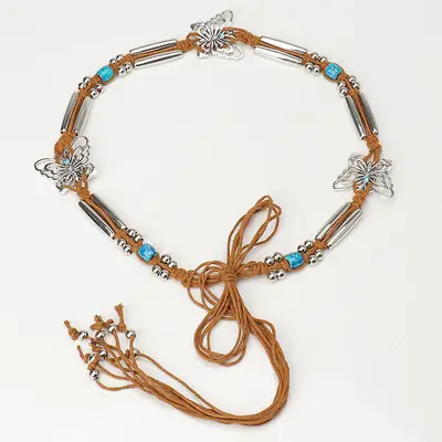 New Bohemian Women's Waist Chain with Antique Butterfly Belt