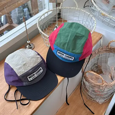 Kids Lace-Up Sun Hat Color Matching Baby