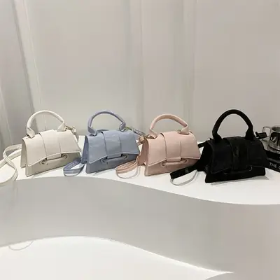 2025 New Cross-Border Women's Bag High-End Solid Color