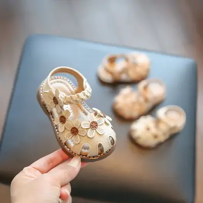 Boys and Girls Baby Summer Sandals Baby Toddler Shoes Soft Sole Children's Princess Shoes Children's Leather Shoes Children's Shoes