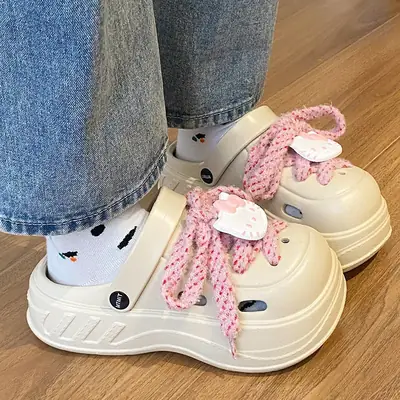 Cute Cartoon Clogs for Women Summer Wear