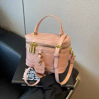 Pink Korean Style Shoulder Bag for Women 2025