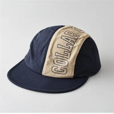 Men Baseball Cap Gold Label White Band Casual Outdoor