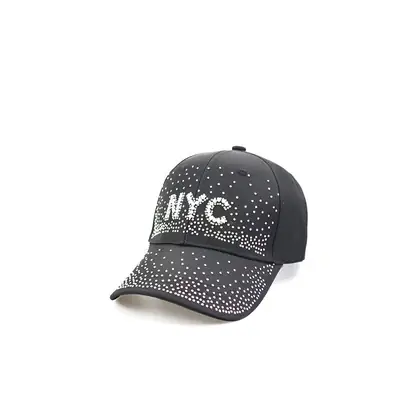 Pearl Nyc Rhinestone Baseball Cap