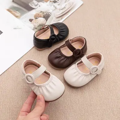 Baby Soft Sole Toddler Shoes New Style Baby Girl Shoes 2025 Spring Shoes All-match Girl's Fashion Cute Doll