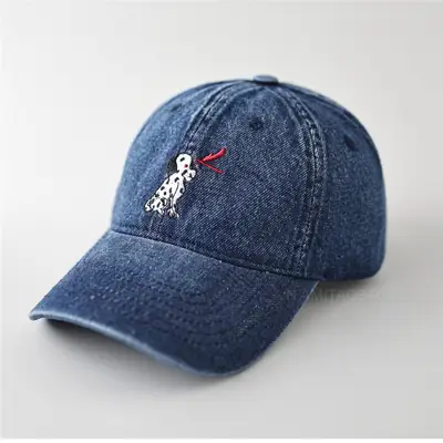 New Puppy Embroidered Denim Cap for Men Women