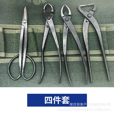 Cross-border foreign trade modeling bonsai tools ball joint pliers horse eye pliers novice entry suit gardening leaf bud scissors round head scissors
