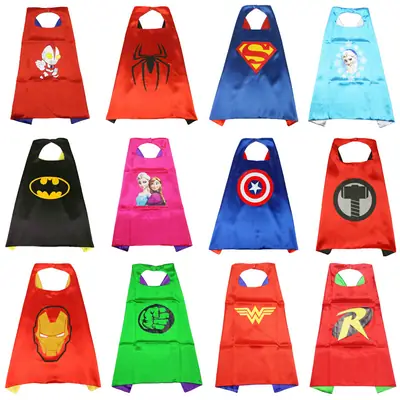 Children's Hero Cape Marvel Spider-Man Iron Man Batman Superman Captain America Hulk Cape Cape