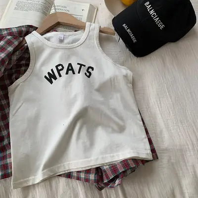 White WPATS Sleeveless Boy's T-Shirt 2025