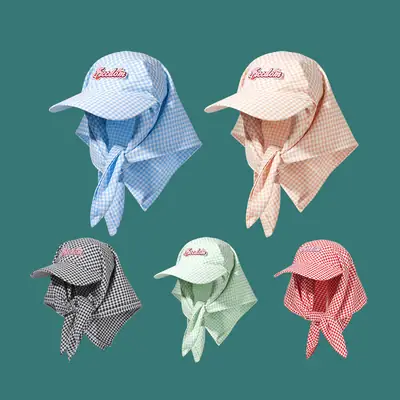 Light Sun Hat with Embroidered Name for Men Women