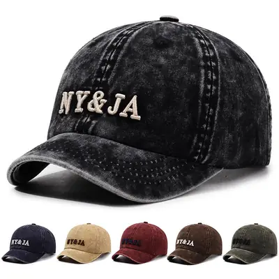 American Style Washed Cap with NY&JA Logo