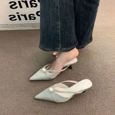 White French Toe High Heels for Women