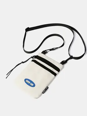Orange Satchel Phone Bag with Adjustable Strap