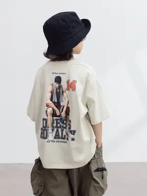 Boys T-Shirt Summer 2026 Kids Cotton Half Sleeve