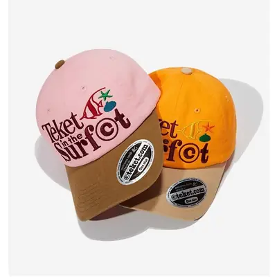 Orange "Hit the Hut" Cap Women Men Soft Baseball Hat