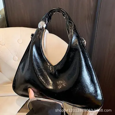 Black One-shoulder Handbag for Women 2025