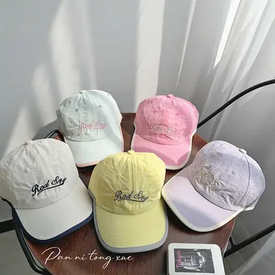 White "Rod & Boy" Baseball Cap for Boys Girls