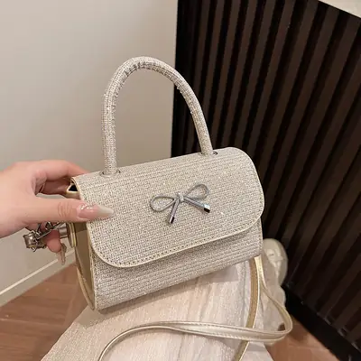 Pink Bow Bag Women's Shoulder Crossbody 2025