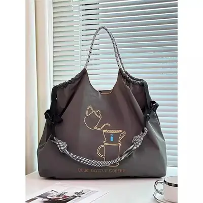 Japanese New Ball Chain Embroidered Nylon Bag
