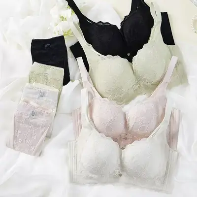 French Thin Cup Adjustable Bra for Girls Non-Steel Rings