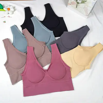 Cross-Border Seamless Back-Buttoned Bra for Plus Size