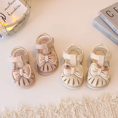 Baby Girl Summer Sandals Baby Toddler Shoes Soft Sole Children's Princess Shoes Children's Leather Shoes Girls' Shoes Single-layer Shoes