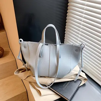 Light Blue Korean Style Shoulder Bag 2025