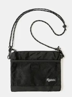 Men's Japanese Travel Tooling Small Satchel Bag Black