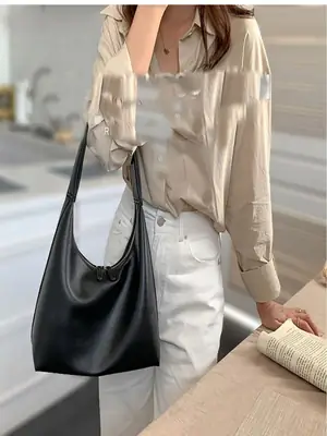 Korean Soft Leather Niche Bag Large Capacity