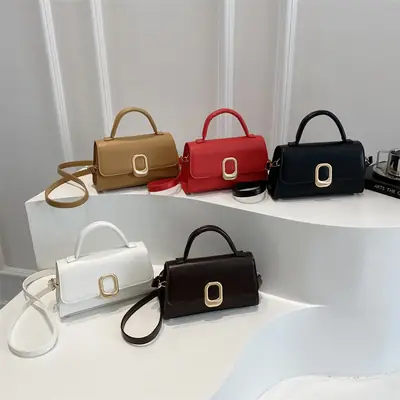 2025 Trendy Women's Solid Color Shoulder Bags