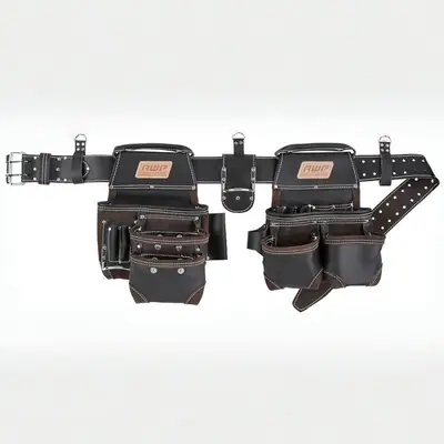 Tactical Multi-Pocket Belt for Electrician Woodworker