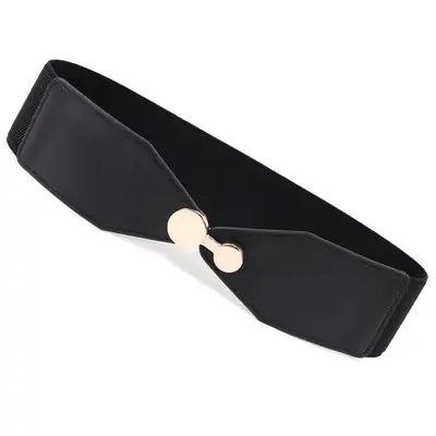 Korean Belt with Buckle for Women 6cm Elastic