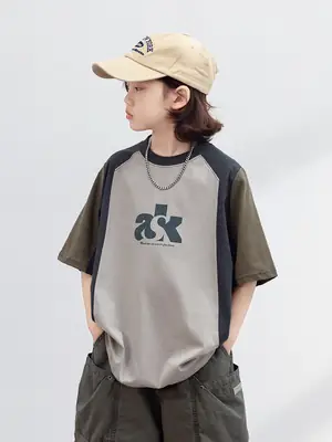 Boys T-Shirt Short Sleeve Cotton Summer 2026