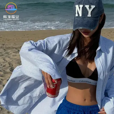 Black NY Baseball Cap with Embroidered Logo