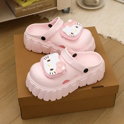 Women Cartoon Sandals Blue 2025 Summer