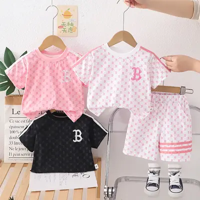 Boys Black Printed Pull-Up Summer Suit 2025