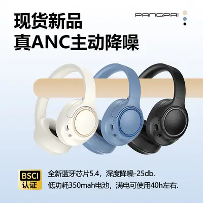 Wireless Headset with Bluetooth 5.3 Long Life Noise Reduction