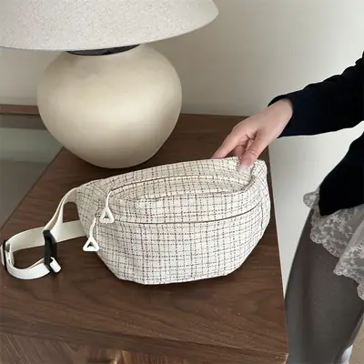 Women's Lightweight Crossbody Chest Bag with Adjustable Strap