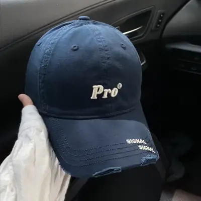 Navy Blue Pro Signal Baseball Cap for Girls Winter