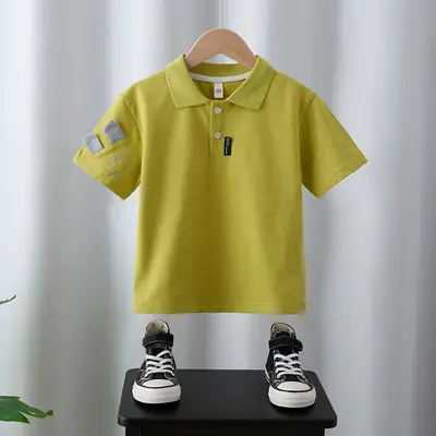 White Boys Polo T-Shirt Short Sleeve 2025
