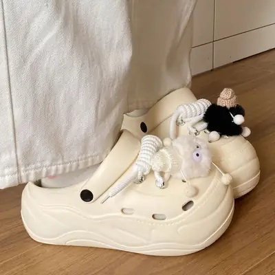 Women's Cartoon Toe-Toe Sandals White EVA