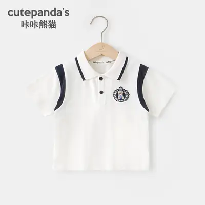 Kaka Panda Girls T-Shirt Summer Polo Shirt Kids Casual Wear
