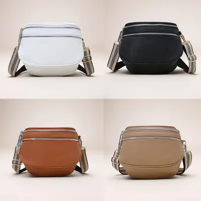 2025 Spring Women's Western Style Shoulder Bag with Wide Strap